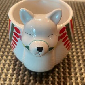 Thoughtfully - Dolomite - Fun Lama Mug